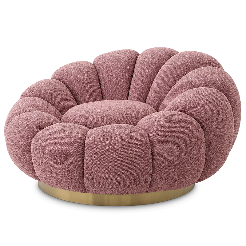 Кресло Eichholtz Swivel Chair Mello Rose Дымчатая Роза Латунь Кресло Eichholtz Swivel Chair Mello Rose Дымчатая Роза Латунь в Твери | Loft Concept