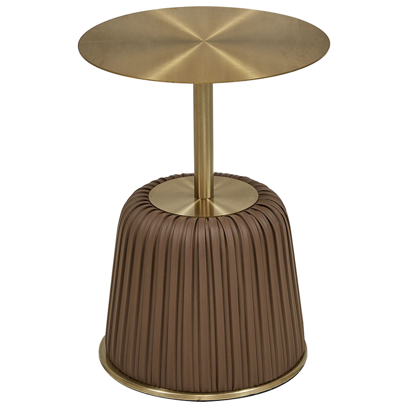 Приставной стол Orlaith Brown Gold Side Table Золотой Коричневый Приставной стол Orlaith Brown Gold Side Table Золотой Коричневый в Твери | Loft Concept