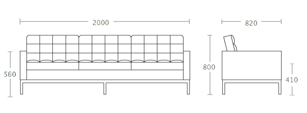 Диван Florence Knoll sofa в Твери