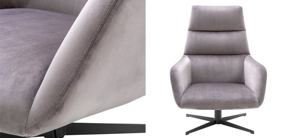 Кресло Eichholtz Swivel Chair & Ottoman Nautilus Кресло Eichholtz Swivel Chair & Ottoman Nautilus - Loft-Concept в Твери