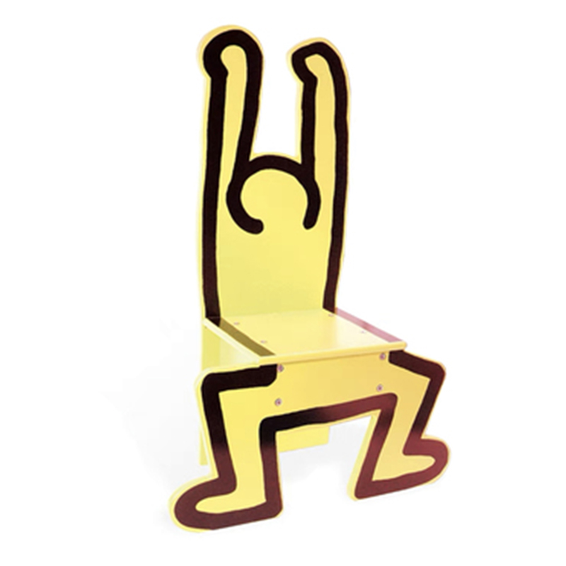 Детский стул Chaise Keith Haring Dancer Vilac Желтый Желтый Детский стул Chaise Keith Haring Dancer Vilac Желтый Желтый в Твери | Loft Concept
