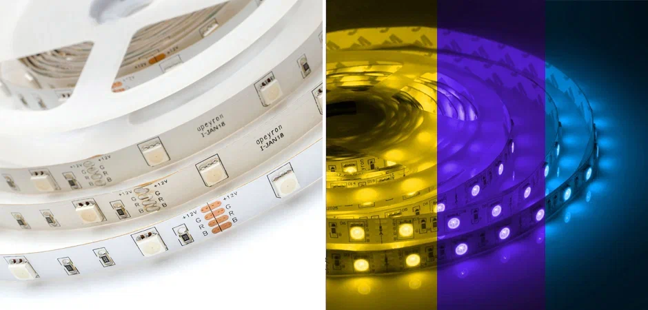 Светодиодная лента 7,2W/m 30LED/m 5050SMD разноцветная 5M Светодиодная лента 7,2W/m 30LED/m 5050SMD разноцветная 5M - Loft-Concept в Твери