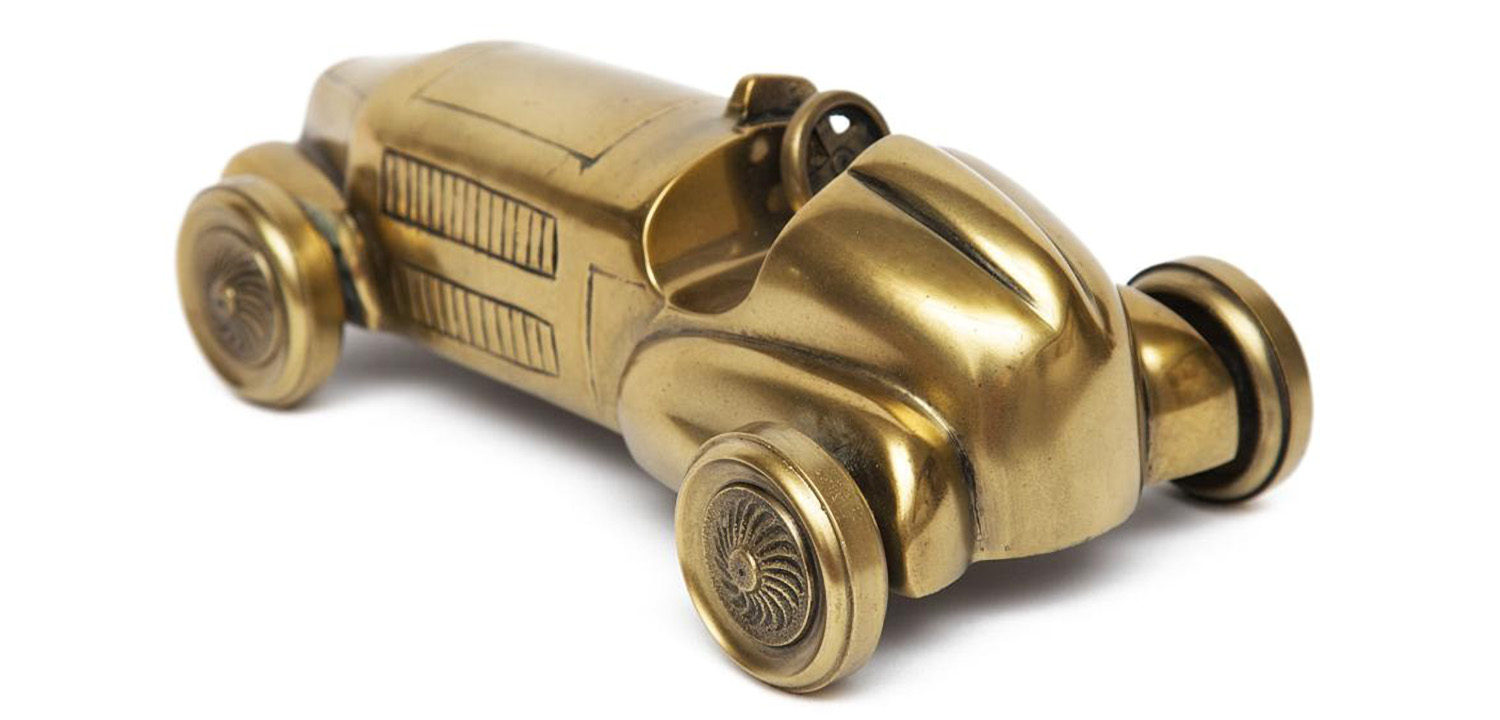 Декоративная машина Decorative Metal Retro Car copper - фото №1