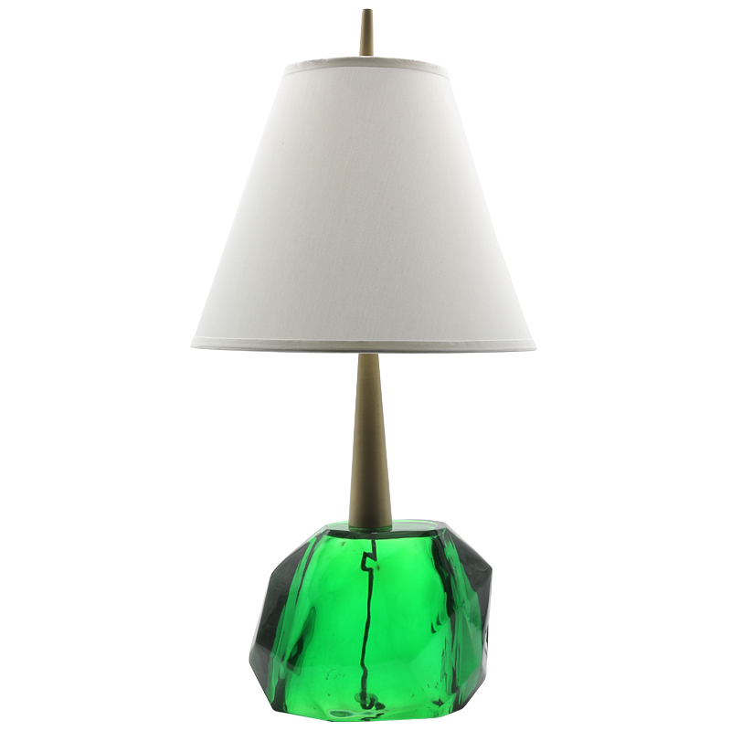 Table Lamp Emerald Прозрачный зеленый Золотой Table Lamp Emerald Прозрачный зеленый Золотой в Твери | Loft Concept