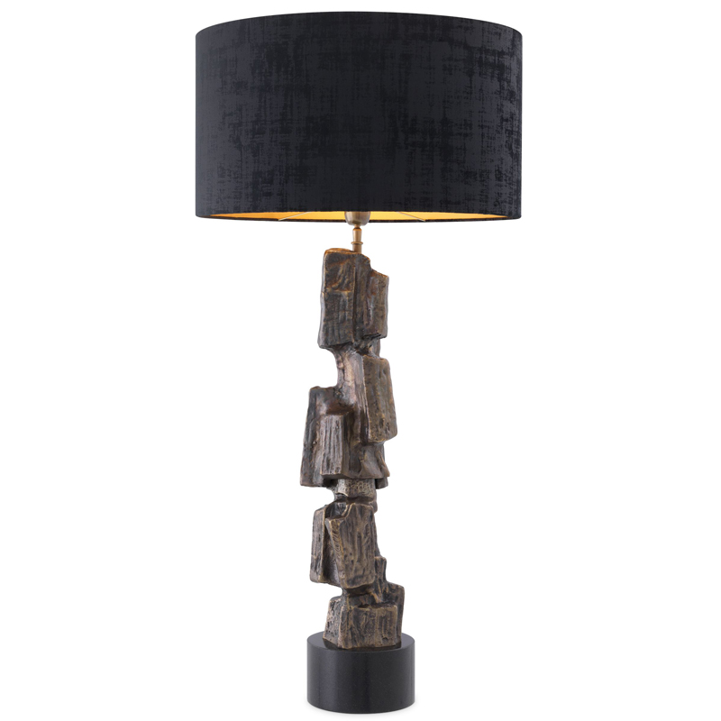 Настольная лампа Eichholtz Table Lamp Noto Винтажная латунь Черный Настольная лампа Eichholtz Table Lamp Noto Винтажная латунь Черный в Твери | Loft Concept