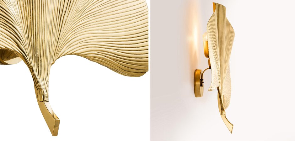 Бра Eichholtz Wall Lamp Las Palmas Gold 110468 Бра Eichholtz Wall Lamp Las Palmas Gold 110468 - Loft-Concept в Твери