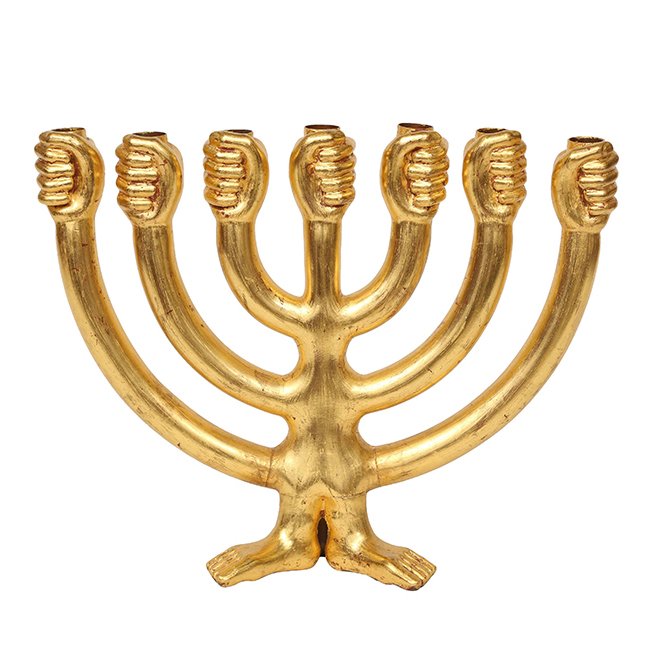 Подсвечник Menorah Глянцевое золото Подсвечник Menorah Глянцевое золото в Твери | Loft Concept