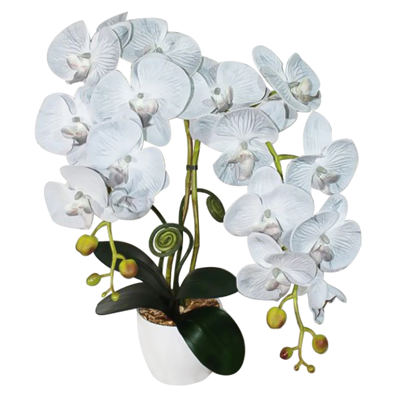 Декоративный искусственный цветок Orchid gray Декоративный искусственный цветок Orchid gray в Твери | Loft Concept