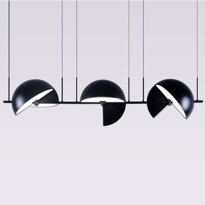 Подвесной светильник Trapeze Triplette by oblure Черный Подвесной светильник Trapeze Triplette by oblure Черный в Твери | Loft Concept