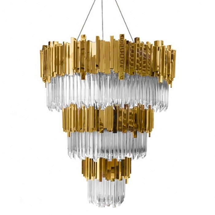 Люстра Luxxu by Covet Lounge EMPIRE Suspension 65 Глянцевое золото Прозрачное Стекло Люстра Luxxu by Covet Lounge EMPIRE Suspension 65 Глянцевое золото Прозрачное Стекло в Твери | Loft Concept