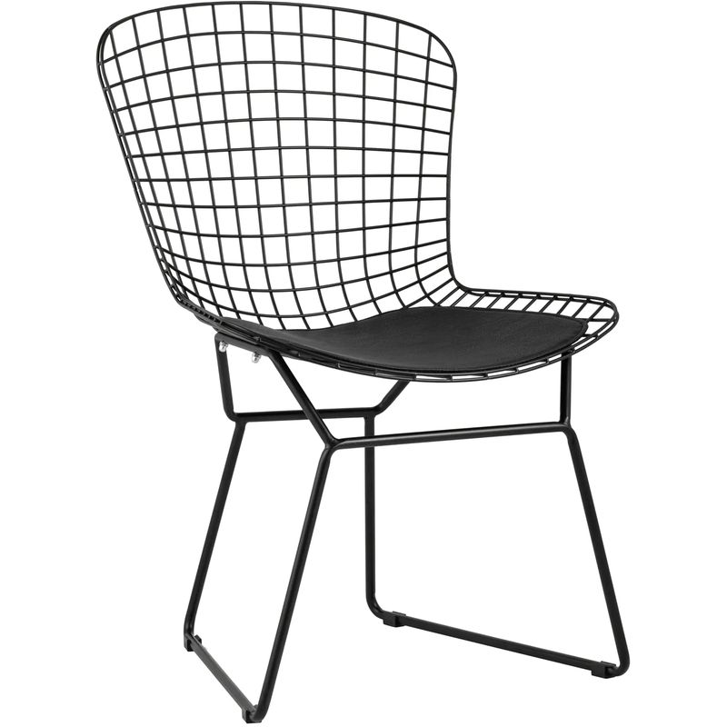 Стул Bertoia Chair Черный Матовый Металл Черный Стул Bertoia Chair Черный Матовый Металл Черный в Твери | Loft Concept