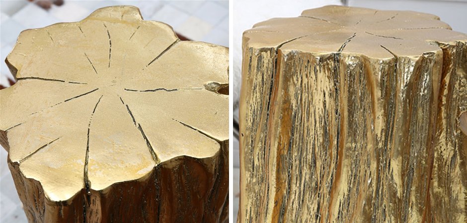 Стол приставной Stump Gold Стол приставной Stump Gold - Loft-Concept в Твери