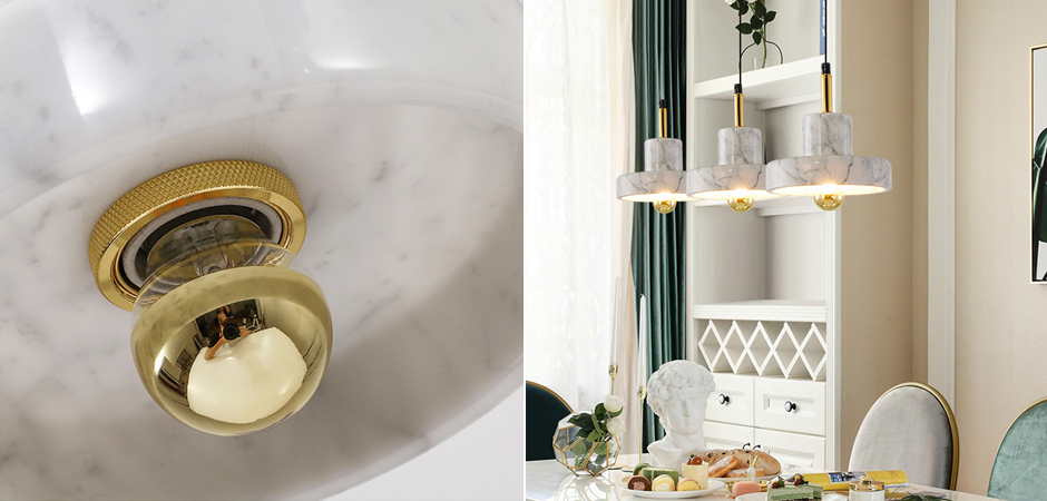 Люстра Tom Dixon Stone Pendant White 3 Люстра Tom Dixon Stone Pendant White 3 - Loft-Concept в Твери