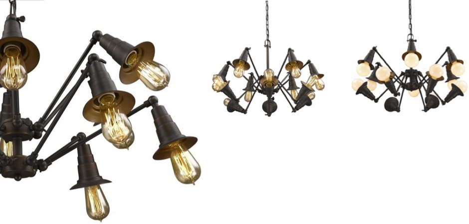 Люстра Loft Spider Chandelier 12 Люстра Loft Spider Chandelier 12 - Loft-Concept в Твери