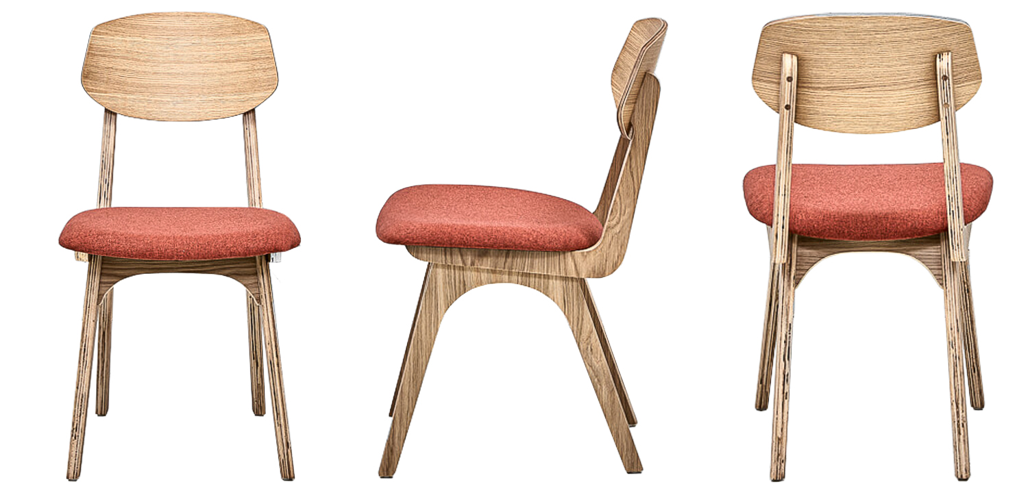 Стул Ailde Stool coral - фото №1