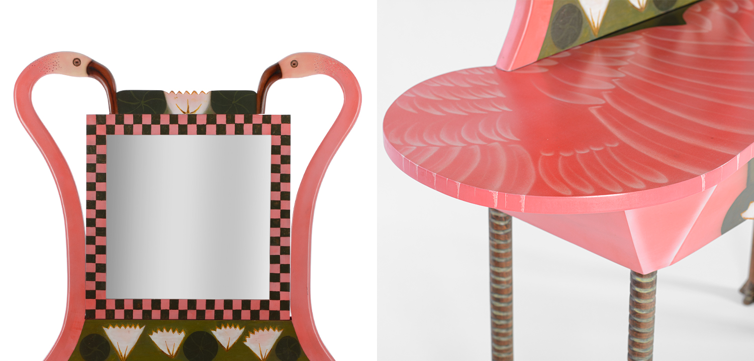 Трельяж Flamingos and Lotus Dressing Table - фото