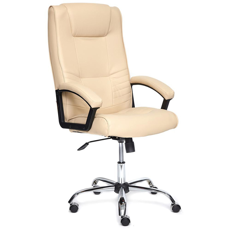 Кресло Gabriel Eco-Leather chair Бежевый Кресло Gabriel Eco-Leather chair Бежевый в Твери | Loft Concept