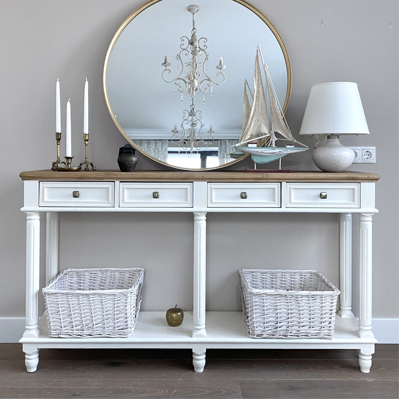 Консоль Gladys Console Белый Консоль Gladys Console Белый в Твери | Loft Concept