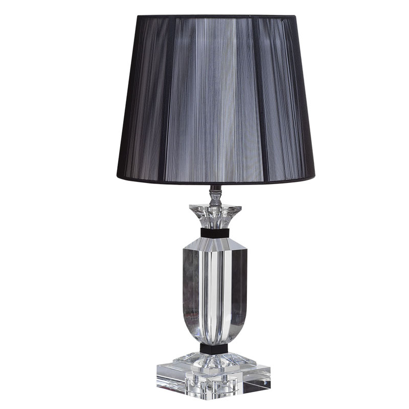 Настольная лампа Crystal Base Table Lamp Черный Настольная лампа Crystal Base Table Lamp Черный в Твери | Loft Concept