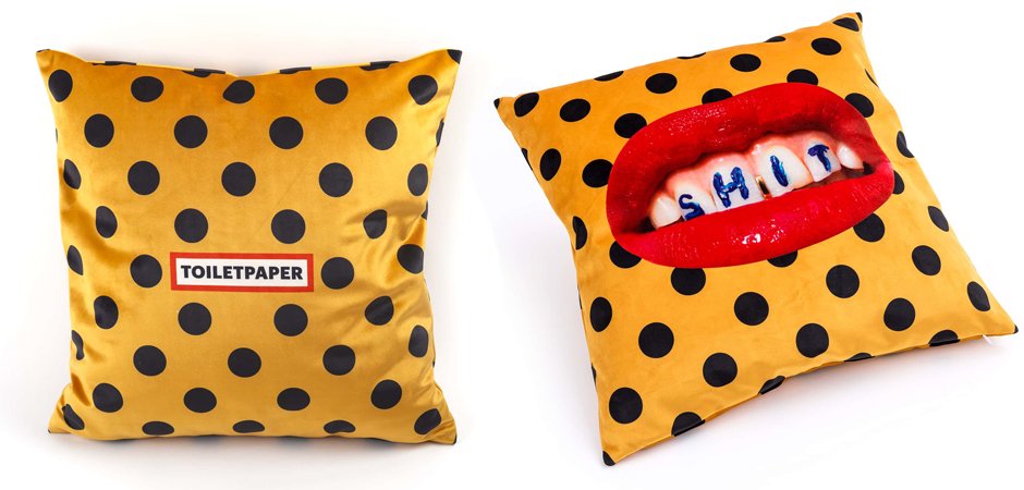 Подушка Seletti Cushion Shit Toiletpaper Подушка Seletti Cushion Shit Toiletpaper - Loft-Concept в Твери