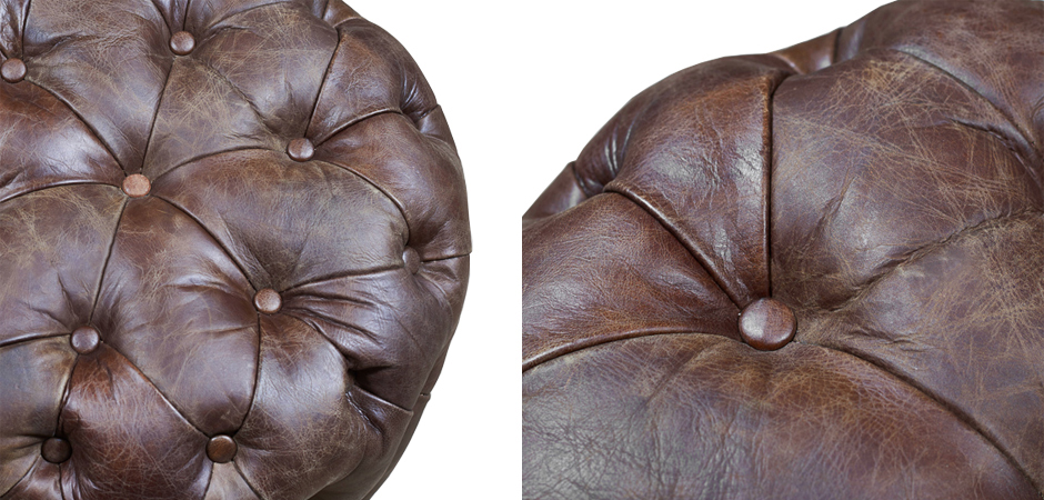 Пуф Loft Leather Buttons Пуф Loft Leather Buttons - Loft-Concept в Твери