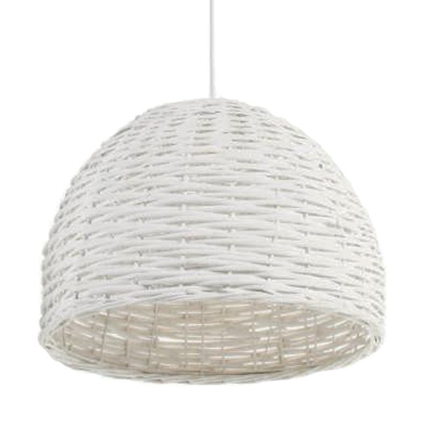 Подвесной светильник Wicker Pendant White Белый Подвесной светильник Wicker Pendant White Белый в Твери | Loft Concept