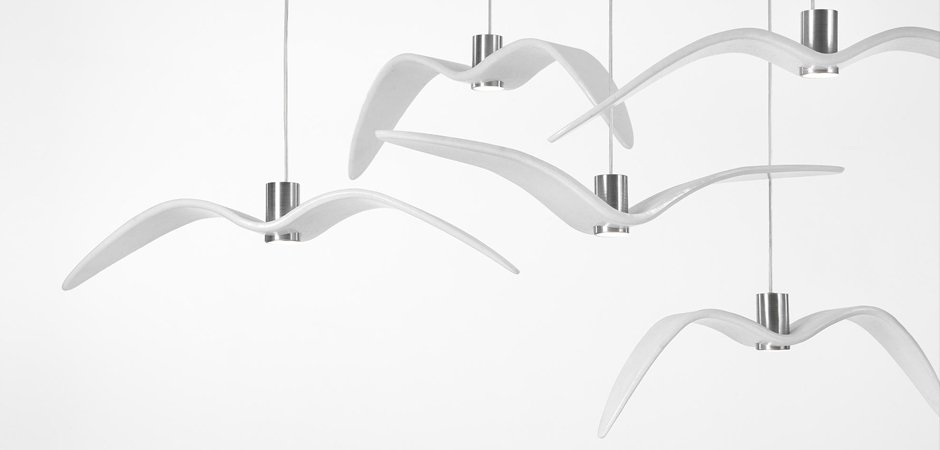 Подвесной светильник Brokis Night Birds white Подвесной светильник Brokis Night Birds white - Loft-Concept в Твери