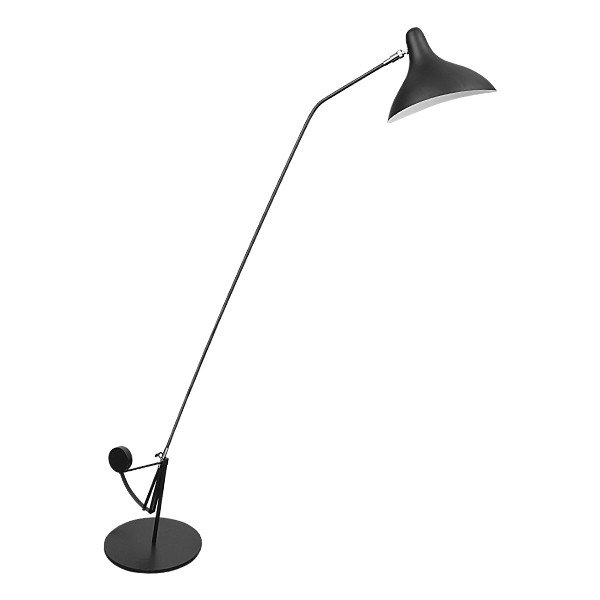Торшер Lampara Floor Lamp Черный Хром Белый Торшер Lampara Floor Lamp Черный Хром Белый в Твери | Loft Concept
