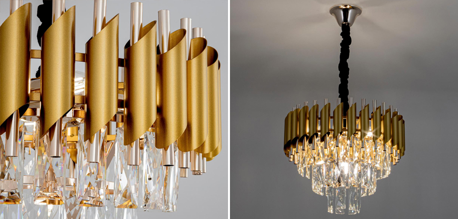 Многоярусная люстра Empire Crystal Gold&Silver Многоярусная люстра Empire Crystal Gold&Silver - Loft-Concept в Твери