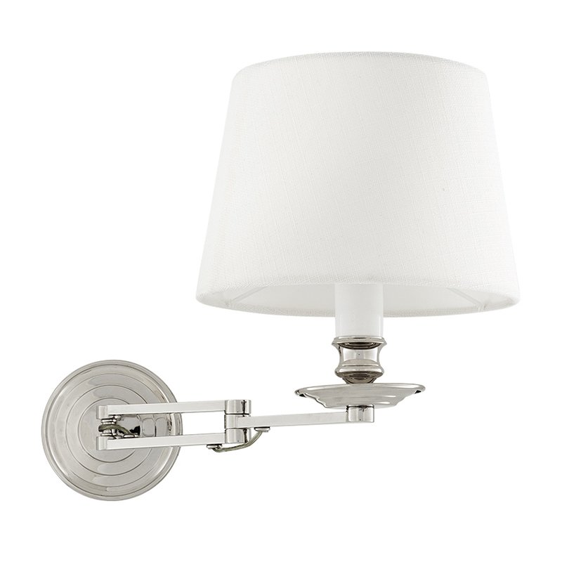 Бра Wall Lamp Eclips Nickel Никель Белый Бра Wall Lamp Eclips Nickel Никель Белый в Твери | Loft Concept