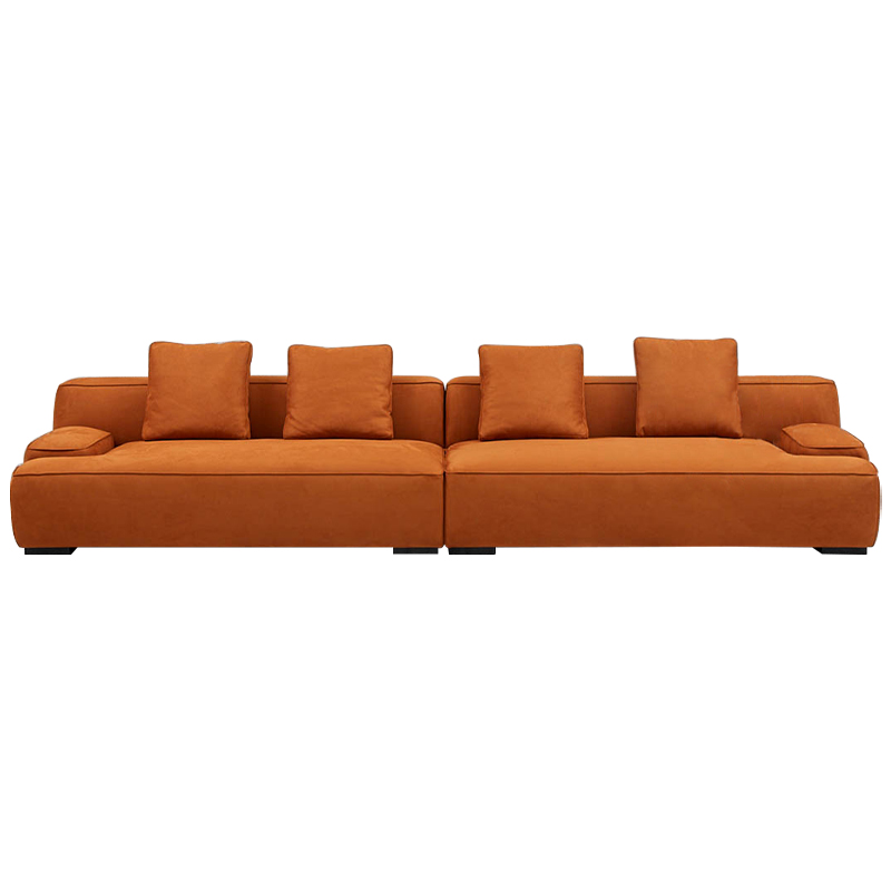Диван Colby Orange Sofa Оранжевый Диван Colby Orange Sofa Оранжевый в Твери | Loft Concept