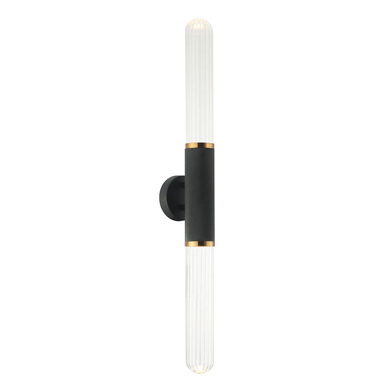 Бра Grover Black Transparent Wall Lamp Прозрачное Стекло Черный Глянцевое золото Бра Grover Black Transparent Wall Lamp Прозрачное Стекло Черный Глянцевое золото в Твери | Loft Concept