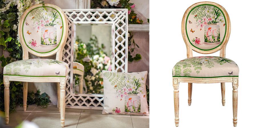 Стул Lilies and Orchids Stool Стул Lilies and Orchids Stool - Loft-Concept в Твери
