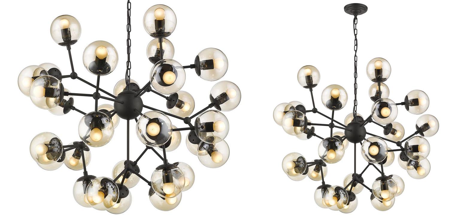 Люстра Modo Chandelier black - фото