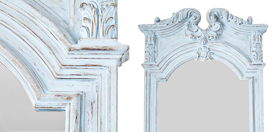 Зеркало Lupescu Mirror Pastel Blue Зеркало Lupescu Mirror Pastel Blue - Loft-Concept в Твери