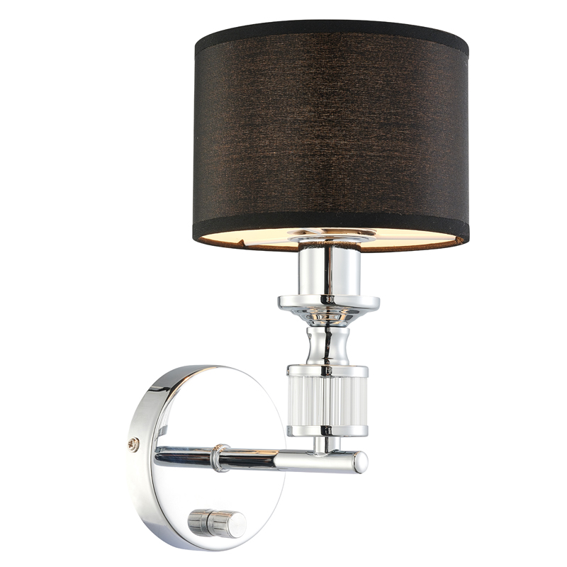 Бра Isidora Sconce Хром Серый Прозрачный Бра Isidora Sconce Хром Серый Прозрачный в Твери | Loft Concept