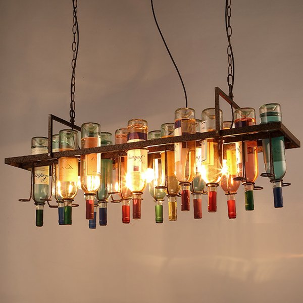 Люстра Bottle Bar Rectangle 120 Коричневый Люстра Bottle Bar Rectangle 120 Коричневый в Твери | Loft Concept
