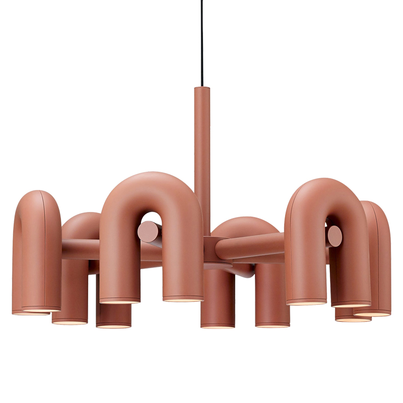 Люстра Cirkus AGO Lighting pink 4-6 Коричневый Люстра Cirkus AGO Lighting pink 4-6 Коричневый в Твери | Loft Concept