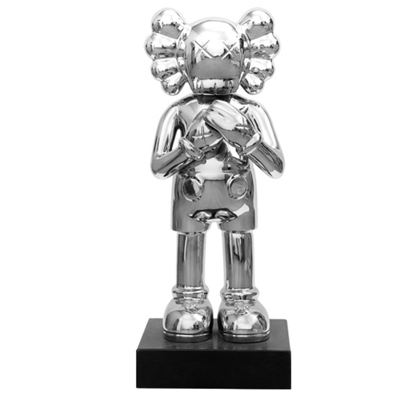 Статуэтка KAWS Silver on stand Серебряный Статуэтка KAWS Silver on stand Серебряный в Твери | Loft Concept