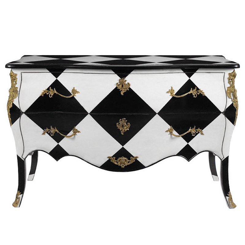 Комод ROMILLE COMMODE CHEST Бронза Черно-белый Комод ROMILLE COMMODE CHEST Бронза Черно-белый в Твери | Loft Concept