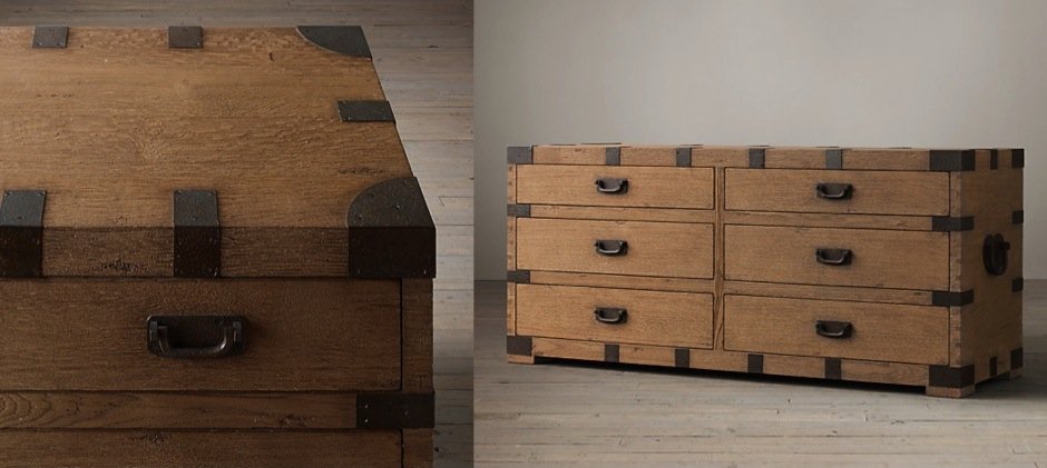 Комод в винтажном стиле Vintage Antique Oak Wide Комод в винтажном стиле Vintage Antique Oak Wide - Loft-Concept в Твери