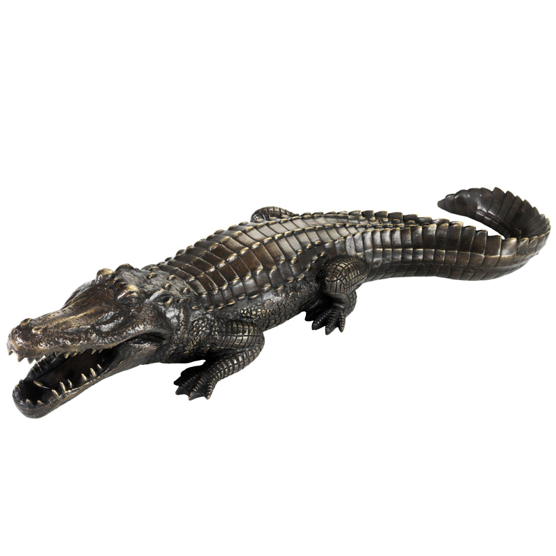 Статуэтка Eichholtz Crocodile Винтажная латунь Статуэтка Eichholtz Crocodile Винтажная латунь в Твери | Loft Concept