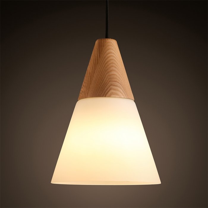 Подвесной светильник Opaque Light Middle Белый дуб Белый Подвесной светильник Opaque Light Middle Белый дуб Белый в Твери | Loft Concept