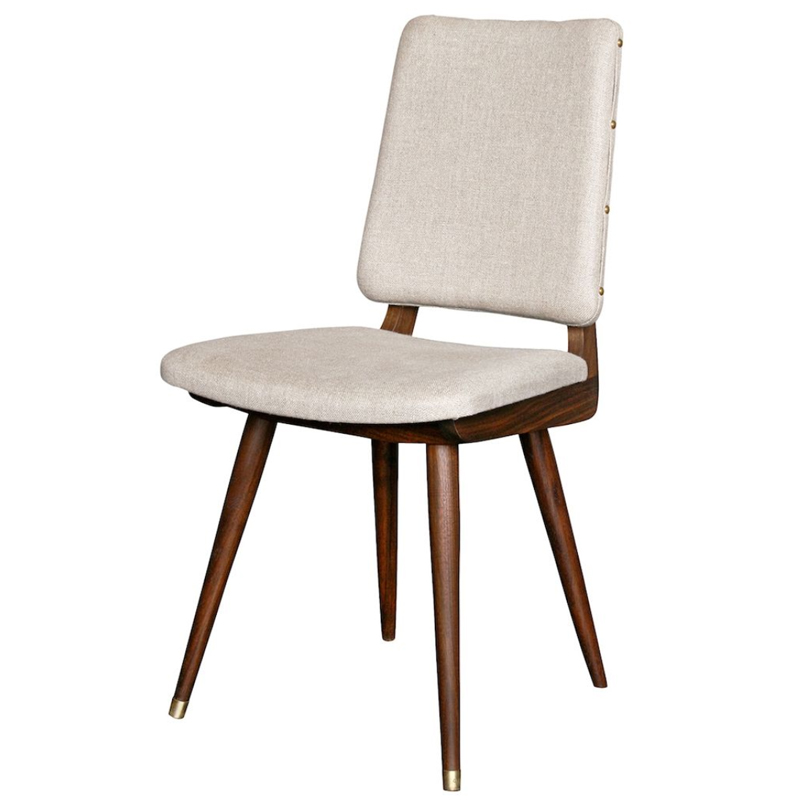 Стул Camille Dining Chair ivory ( слоновая кость ) Коричневый Стул Camille Dining Chair ivory ( слоновая кость ) Коричневый в Твери | Loft Concept