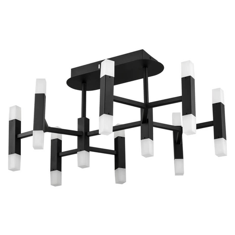 Потолочный светильник Rigor & Conciseness Lighting Angular Plafond Black d66 Белый Черный Потолочный светильник Rigor & Conciseness Lighting Angular Plafond Black d66 Белый Черный в Твери | Loft Concept