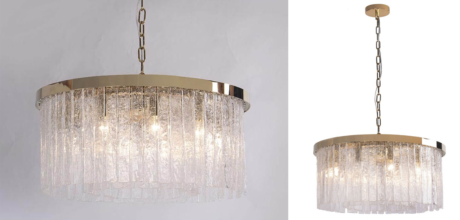 Люстра Crystal Harvey Gold Chandelier 60 - фото