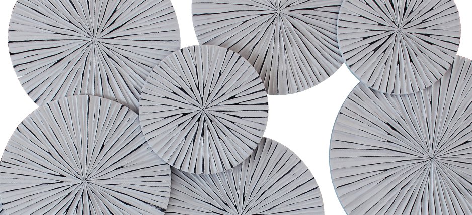 Арт-объект Apollo Gray Wall Plaque Disc Арт-объект Apollo Gray Wall Plaque Disc - Loft-Concept в Твери