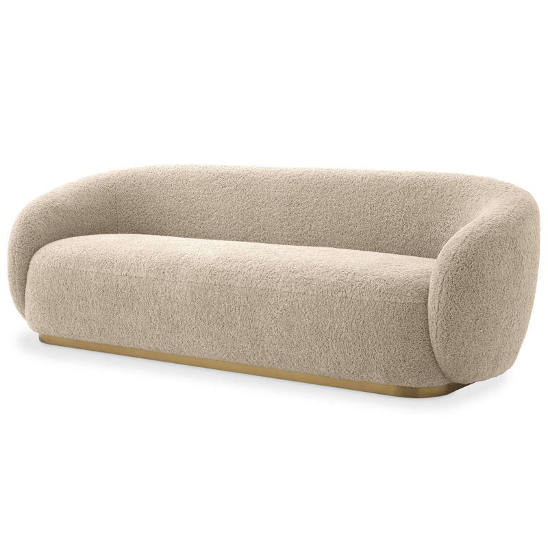 Диван Eichholtz Sofa Brice Sand Песочный Латунь Диван Eichholtz Sofa Brice Sand Песочный Латунь в Твери | Loft Concept