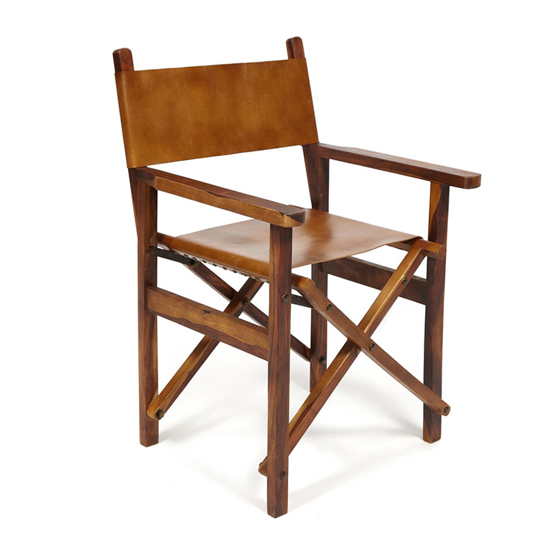 Кресло Buffalo Leather folding armchair Коричневый винтаж Кресло Buffalo Leather folding armchair Коричневый винтаж в Твери | Loft Concept