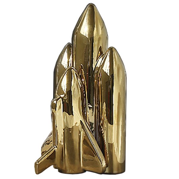 Статуэтка SELETTI gold rocket Глянцевое золото Статуэтка SELETTI gold rocket Глянцевое золото в Твери | Loft Concept